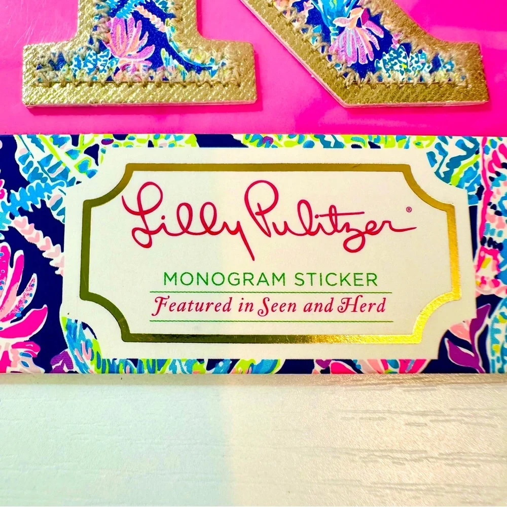 Lilly Pulitzer Monogram Sticker R - Picture 6 of 10